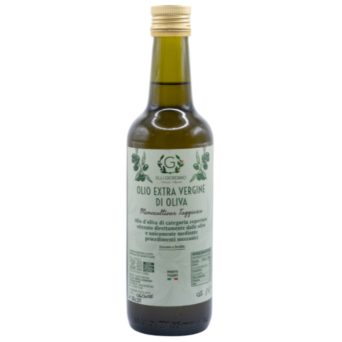 Bottiglia da 0,5 litri olio extravergine Taggiasca Imperia