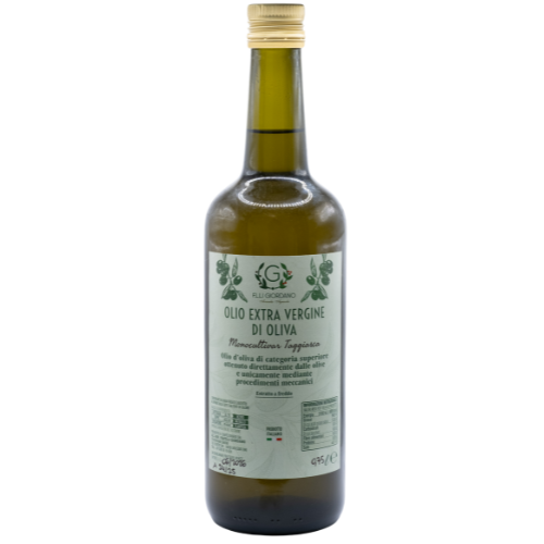 Bottiglia da 0,75 litri olio EVO Monocultivar Taggiasca Liguria