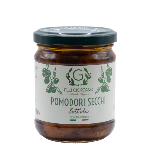 Pomodori secchi sott'olio EVO Taggiasca 180 gr &mdash; specialit&agrave; ligure