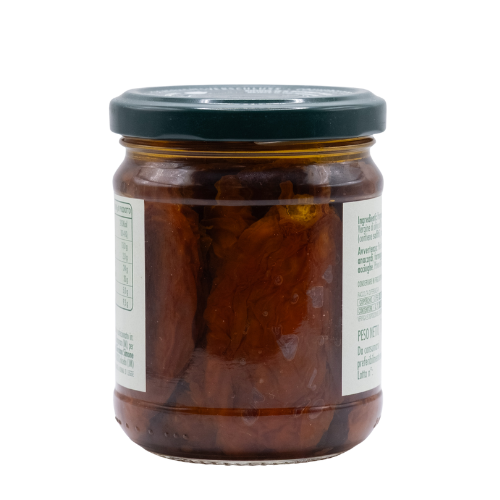 Pomodori secchi sott'olio EVO Taggiasca 180 gr — specialità ligure