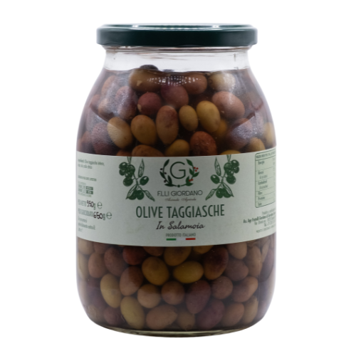 Olive Taggiasche in salamoia formato grande 950 gr &mdash; Fratelli Giordano